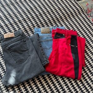 Lot of Denim RoughRiders Vtg Jordache, Riders